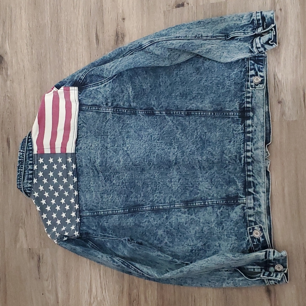 Men's Vintage Denim Jean Jacket - Picture 8 of 14